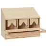 Chicken Laying Nest - 3 Compartments, Solid Pine Wood | HipoMarket