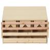 Chicken Laying Nest - 3 Compartments, Solid Pine Wood | HipoMarket