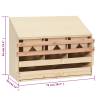 Chicken Laying Nest - 3 Compartments, Solid Pine Wood | HipoMarket