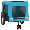 Pet Bike Trailer - Blue & Black Oxford Fabric | HipoMarket UK