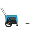 Pet Bike Trailer - Blue & Black Oxford Fabric | HipoMarket UK