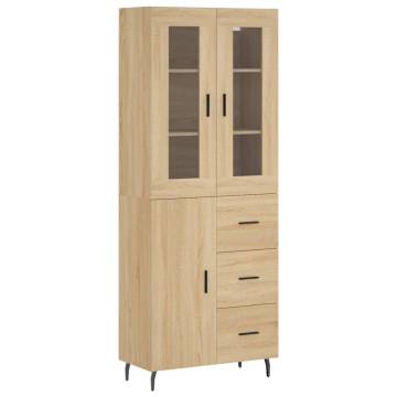 Highboard Sonoma Oak - Stylish Storage Solution | HipoMarket