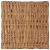 Stylish Natural Rattan Coffee Table - 47x47x28 cm