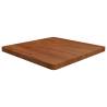 Square Table Top Dark Brown 70x70x4cm Treated Solid Wood Oak Colour dark brown Size 70 x 70 x 4 cm Quantity in Package 1 