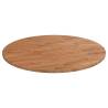 Round Table Top Light Brown Ø70x1.5 cm Treated Solid Wood Oak Colour light brown Size Ø 70 x 1.5 cm Quantity in Package 1 