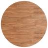 Round Light Brown Oak Table Top Ø70 cm - Solid Wood