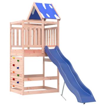 Outdoor Playset Solid Wood Douglas - Fun Backyard Adventure