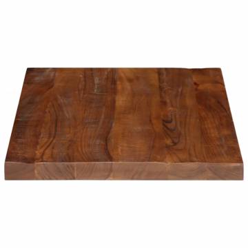 Rectangular Solid Wood Table Top 70x60 cm - Reclaimed Design