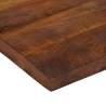 Rectangular Solid Wood Table Top 70x60 cm - Reclaimed Design