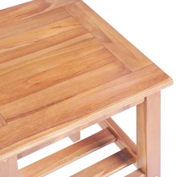 Solid Teak Coffee Table 40x40x50 cm - Elegant & Durable