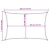 Sun Shade Sail Sand 4x3m - 100% Polyester for Outdoor Comfort