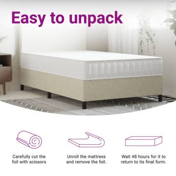 Pocket Spring Mattress Medium Firm 140x200 cm - HipoMarket