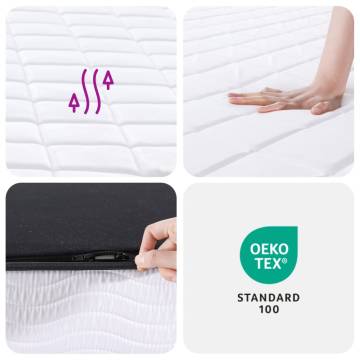 Foam Mattress Medium Soft 140x190 cm - Comfort & Durability