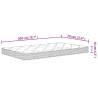 Foam Mattress Medium Soft 70x200 cm | Comfortable Sleep