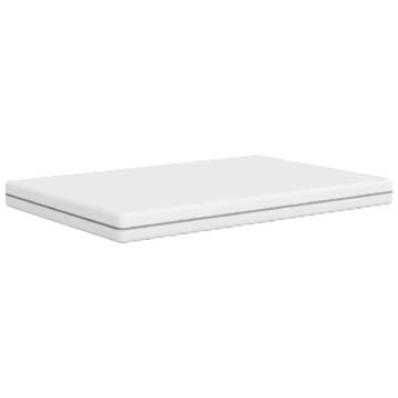 Foam Mattress Medium Soft 140x190 cm | Comfortable Sleep