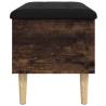 Storage Bench Smoked Oak - Stylish & Functional | HipoMarket