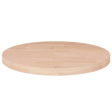 Round Table Top Ø40x2.5 cm - Untreated Solid Oak Design