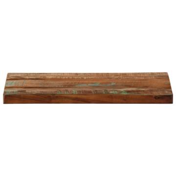 Rectangular Solid Wood Table Top - 50x20x3.8 cm | Hipomarket