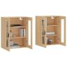 Wall Mounted Cabinets (2 pcs) - Sonoma Oak | HipoMarket