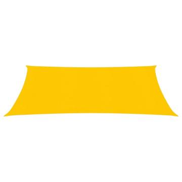 Sunshade Sail 160 g/m² Rectangular Yellow 4x7 m | HiPoMarket