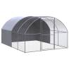 Outdoor Chicken Coop 3x4x2m - Galvanised Steel Enclosure