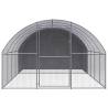 Outdoor Chicken Coop 3x4x2m - Galvanised Steel Enclosure