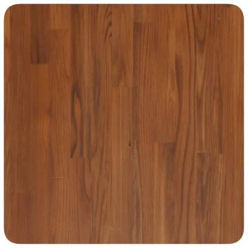 Square Dark Brown Oak Table Top - 50x50cm | Hipomarket