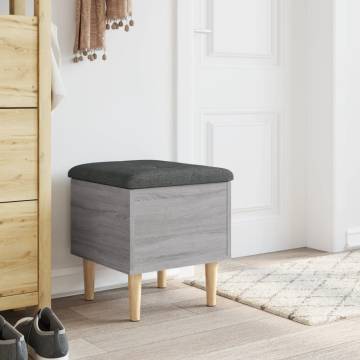 Grey Sonoma Storage Bench - Stylish & Functional