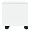 Printer Stand with Wheels - White, 41x32x34.5 cm