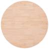 Round Solid Oak Table Top 90x1.5 cm - Rustic Charm