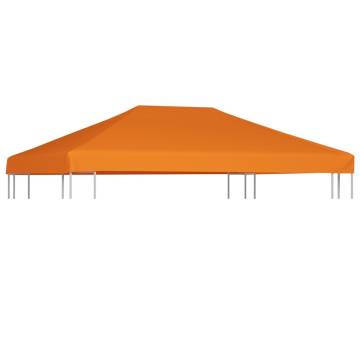 Gazebo Top Cover 310 g/m² 4x3 m Orange - Durable & Water Resistant