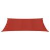 Red HDPE Sunshade Sail 3x6m - UV Protection & Easy Setup