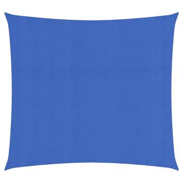 Square Blue Sunshade Sail 5x5m - UV Protection & Durability