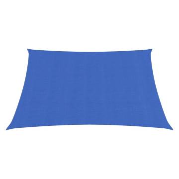 Square Blue Sunshade Sail 5x5m - UV Protection & Durability