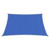 Square Blue Sunshade Sail 5x5m - UV Protection & Durability