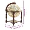 Globe Bar Wine Stand - Brown Solid Eucalyptus | HipoMarket