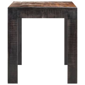 Solid Mango Wood Dining Table 140x70 - Industrial Style