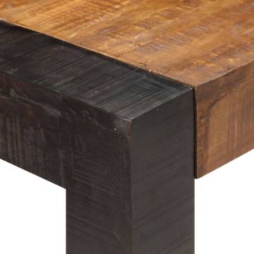 Solid Mango Wood Dining Table 140x70 - Industrial Style