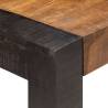 Solid Mango Wood Dining Table 140x70 - Industrial Style