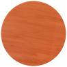 Table Top Round Wax Brown Ø90 cm - Solid Pine Wood