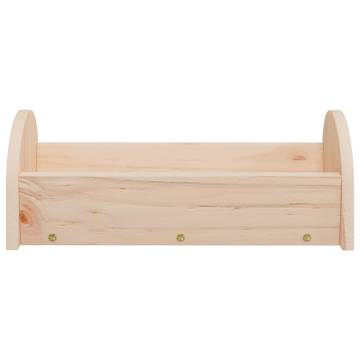 Rabbit Hay Feeder - Solid Wood Fir 28x10x10 cm | HipoMarket