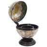 Tabletop Globe Bar Wine Stand Eucalyptus Wood White Colour white and brown Quantity in Package 1 Number of 