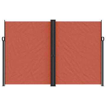 Retractable Side Awning Terracotta 220x1000 cm | HipoMarket