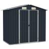 Garden Shed Anthracite 205x129x183 cm Galvanised Steel Colour anthracite Quantity in Package 1 