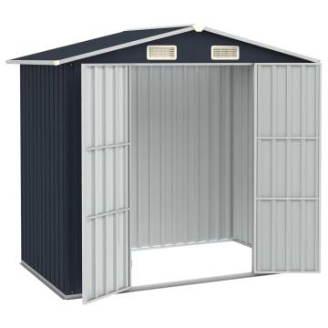 Garden Shed Anthracite 205x129x183 cm | Galvanised Steel