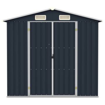 Garden Shed Anthracite 205x129x183 cm | Galvanised Steel