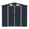 Garden Shed Anthracite 205x129x183 cm | Galvanised Steel