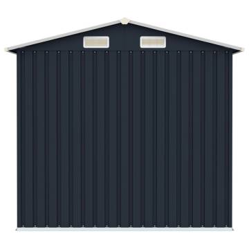 Garden Shed Anthracite 205x129x183 cm | Galvanised Steel