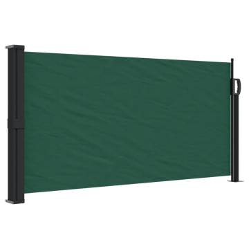 Retractable Side Awning Dark Green 100x500 cm | HipoMarket