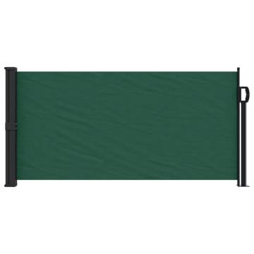 Retractable Side Awning Dark Green 100x500 cm | HipoMarket